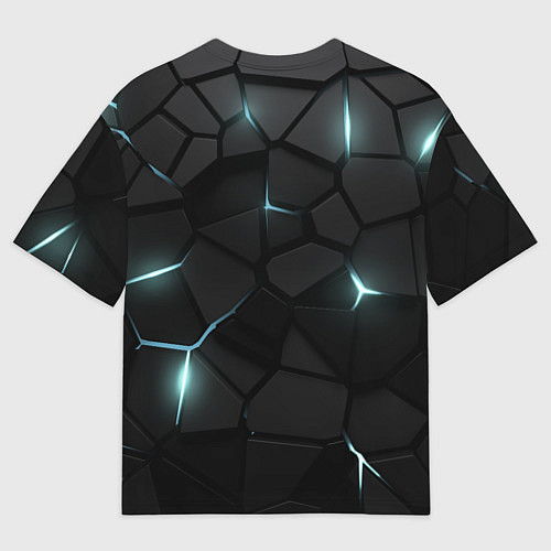 Мужская футболка оверсайз Сиэтл Кракен - НХЛ хоккей / 3D-принт – фото 2