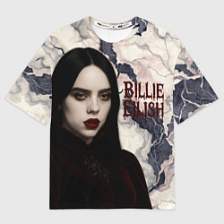 Мужская футболка оверсайз Билли Айлиш в стиле готики