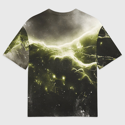 Мужская футболка оверсайз Карта с Билли Айлиш / 3D-принт – фото 2