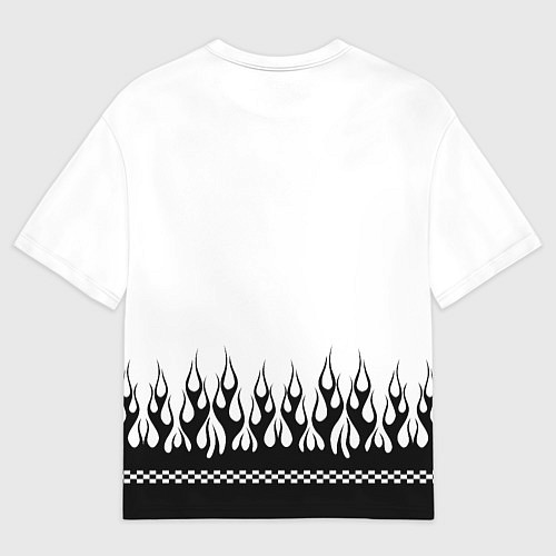 Мужская футболка оверсайз Dead white - Bones / 3D-принт – фото 2