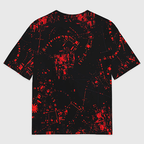 Мужская футболка оверсайз Кибернетический Они / 3D-принт – фото 2