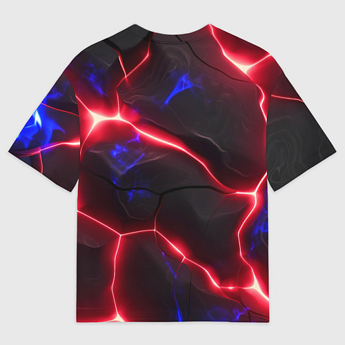 Мужская футболка оверсайз Bones в косухе / 3D-принт – фото 2