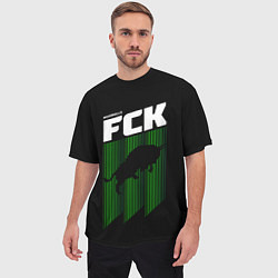 Футболка оверсайз мужская FC Krasnodar, цвет: 3D-принт — фото 2