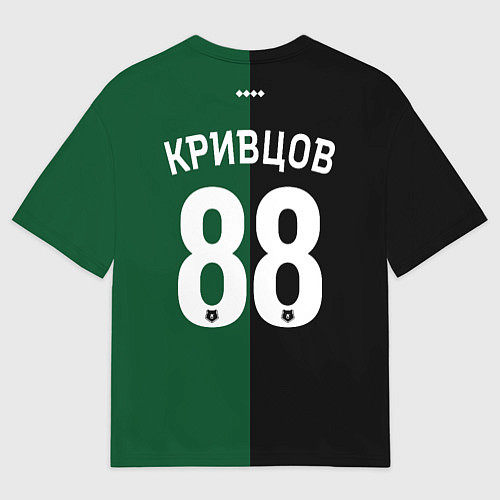 Мужская футболка оверсайз Кривцов - ФК Краснодар / 3D-принт – фото 2