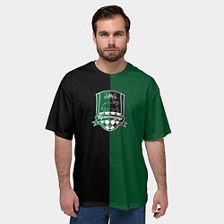 Футболка оверсайз мужская Кордоба - ФК Краснодар, цвет: 3D-принт — фото 2