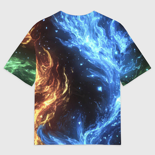 Мужская футболка оверсайз Bones депрессивный стиль / 3D-принт – фото 2