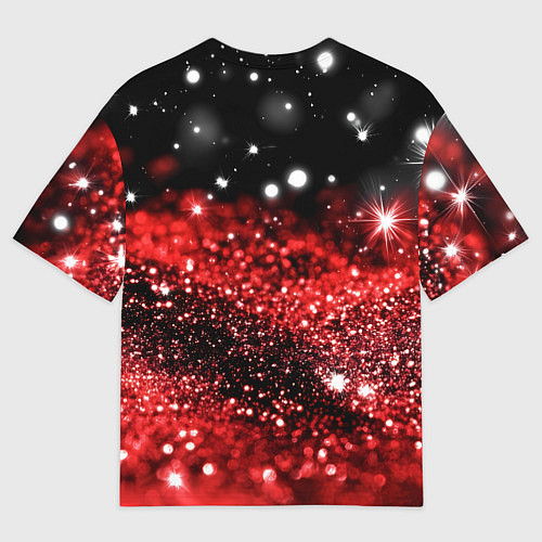 Мужская футболка оверсайз Bones в кожаной куртке / 3D-принт – фото 2