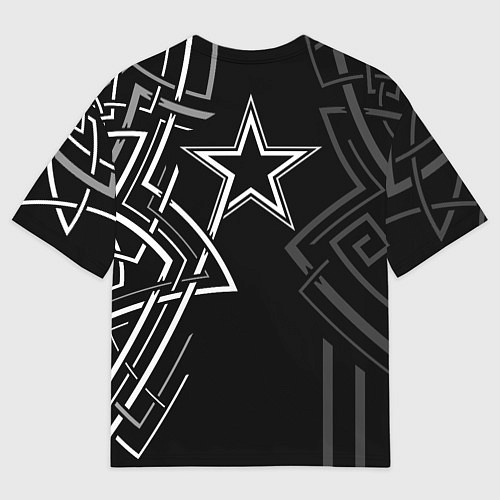 Мужская футболка оверсайз Самбо движение в узоре / 3D-принт – фото 2