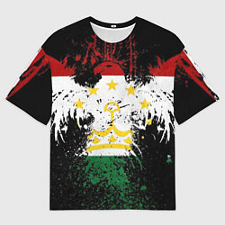 Футболка оверсайз мужская Таджикистан, цвет: 3D-принт