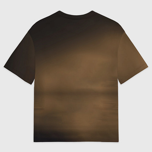 Мужская футболка оверсайз Летящая птица / 3D-принт – фото 2