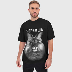 Футболка оверсайз мужская Черемша мем, цвет: 3D-принт — фото 2