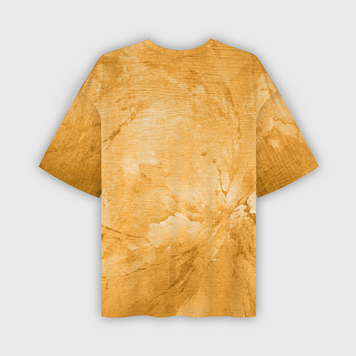 Мужская футболка оверсайз Абстракция - bright yellow / 3D-принт – фото 2