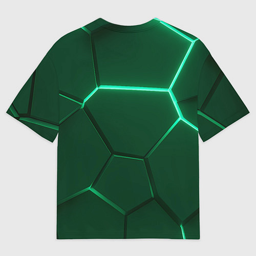 Мужская футболка оверсайз Игрок 218 - Игра в кальмара / 3D-принт – фото 2