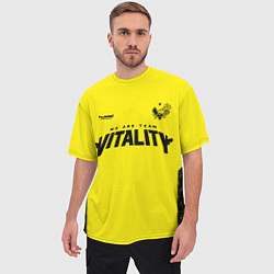 Футболка оверсайз мужская Ropz - Vitality CS2, цвет: 3D-принт — фото 2