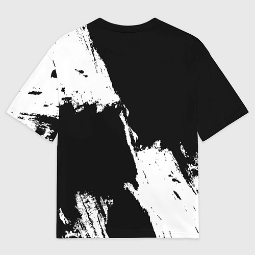 Мужская футболка оверсайз Трэйл Блэйзерс - брызги красок / 3D-принт – фото 2