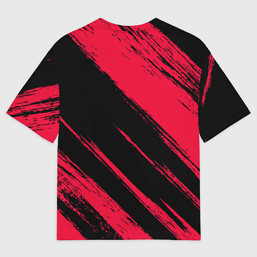 Мужская футболка оверсайз Хьюстон Рокетс - цвета команды / 3D-принт – фото 2