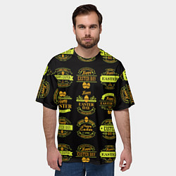 Футболка оверсайз мужская Easter holidays, цвет: 3D-принт — фото 2