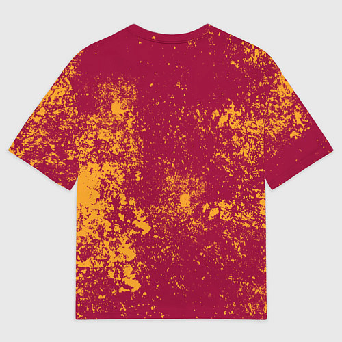 Мужская футболка оверсайз Майами Хит - брызги красок / 3D-принт – фото 2