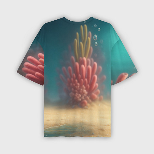 Мужская футболка оверсайз Blueberini Octopusini мем / 3D-принт – фото 2