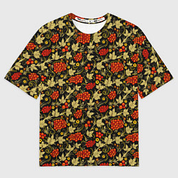 Мужская футболка оверсайз Традиционный русский узор