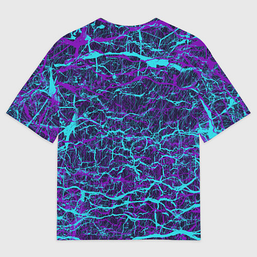 Мужская футболка оверсайз Призрак самурая - неновый арт / 3D-принт – фото 2