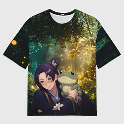 Футболка оверсайз мужская Жэньши и лягушка - Монолог Фармацевта, цвет: 3D-принт