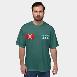 Футболка оверсайз мужская Игра кальмара 222, цвет: 3D-принт — фото 2