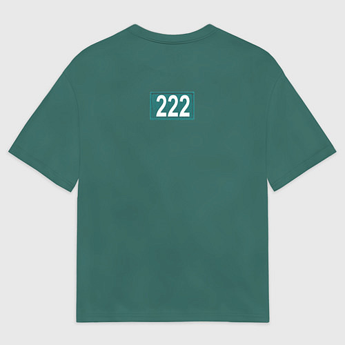 Мужская футболка оверсайз Игра кальмара 222 / 3D-принт – фото 2