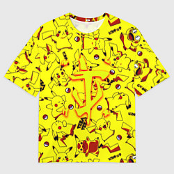 Мужская футболка оверсайз Doom x pokemon