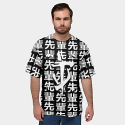 Футболка оверсайз мужская Doom logo japan, цвет: 3D-принт — фото 2