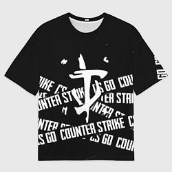 Футболка оверсайз мужская Doom x counter strike, цвет: 3D-принт