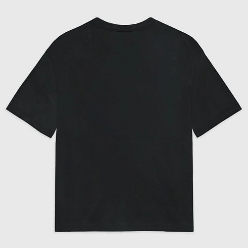 Мужская футболка оверсайз На батискаф с девушкой нападает Тилозавр ужасы / 3D-принт – фото 2