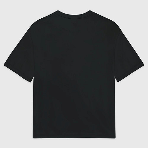 Мужская футболка оверсайз Тилозавр нападает на батискаф с девушкой ужасы / 3D-принт – фото 2