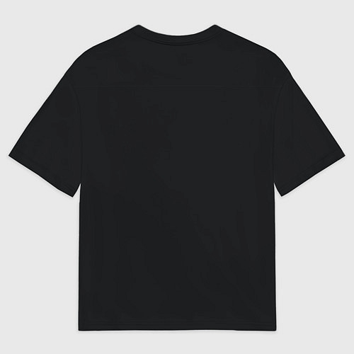 Мужская футболка оверсайз Нападение Тилозавра на девушку в батискафе ужасы / 3D-принт – фото 2