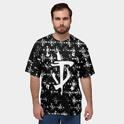 Футболка оверсайз мужская Doom x farcry game, цвет: 3D-принт — фото 2