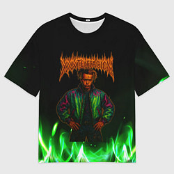 Мужская футболка оверсайз XXXTentacion hardcore