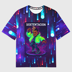 Футболка оверсайз мужская XXXTentacion танцор, цвет: 3D-принт