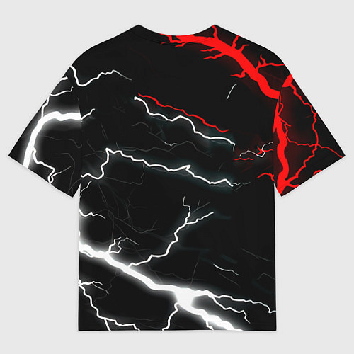 Мужская футболка оверсайз Doom шторм текстура / 3D-принт – фото 2
