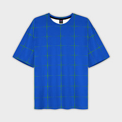 Мужская футболка оверсайз Color blue stripes