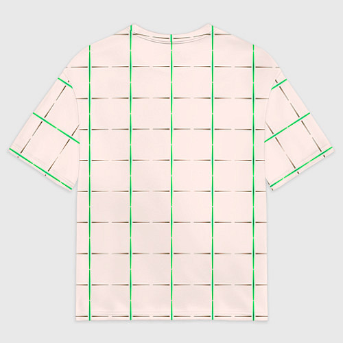 Мужская футболка оверсайз Color white stripes / 3D-принт – фото 2