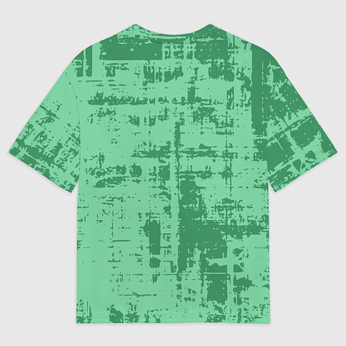 Мужская футболка оверсайз Текстура с потертостями / 3D-принт – фото 2