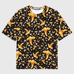 Мужская футболка оверсайз Грибной дождик