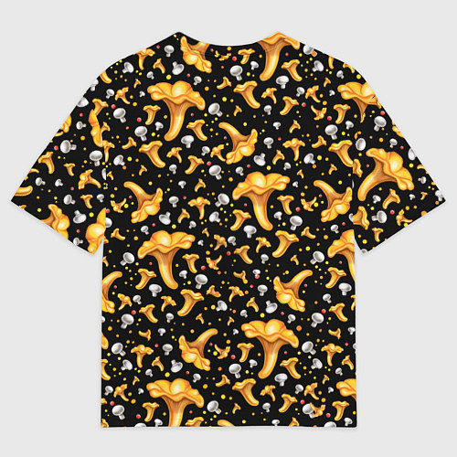 Мужская футболка оверсайз Грибной дождик / 3D-принт – фото 2