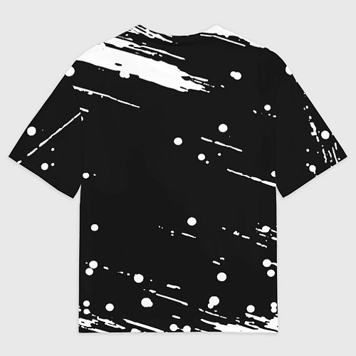 Мужская футболка оверсайз Dayz брызги красок / 3D-принт – фото 2
