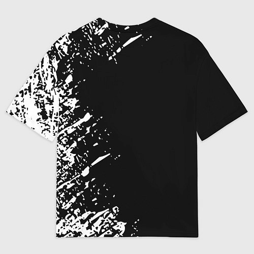 Мужская футболка оверсайз Dayz брызги красок / 3D-принт – фото 2