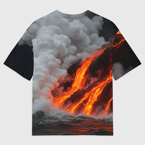 Мужская футболка оверсайз Тихий Саша гроза врагов / 3D-принт – фото 2