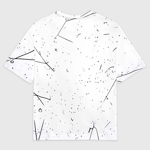 Мужская футболка оверсайз Дела Саши громче слов / 3D-принт – фото 2