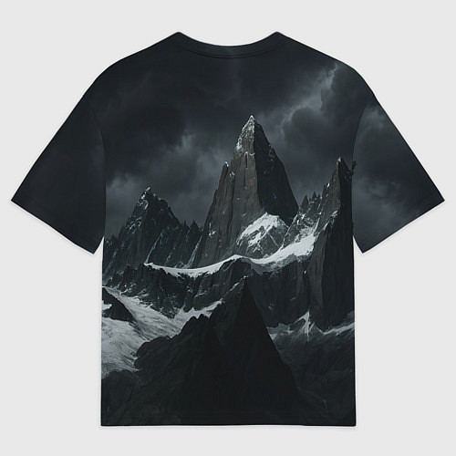 Мужская футболка оверсайз Саня за своих горой / 3D-принт – фото 2