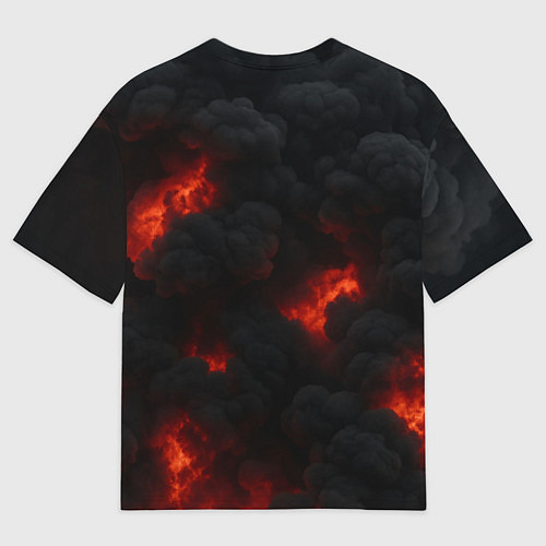 Мужская футболка оверсайз Сашин удар аргумент без слов / 3D-принт – фото 2