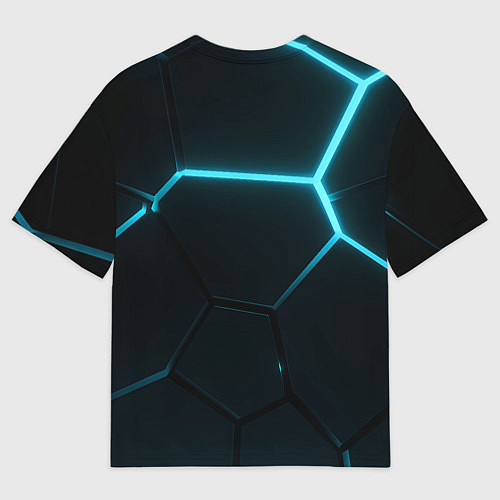 Мужская футболка оверсайз Авторитет Саши не обсуждается сто процентов / 3D-принт – фото 2